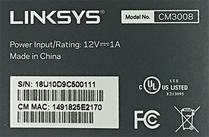 Linksys serial number check